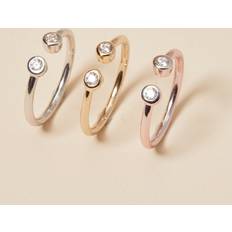 Rings Merci Maman Crystal Solitaire Ring