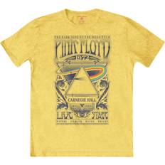 Yellow T-shirts Pink Floyd Carnegie Hall Poster T-Shirt Yellow 5-6 Years