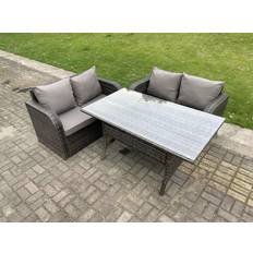 Garden & Outdoor Furniture Fimous Dark PE Set Love