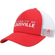 Adidas Red Headgear Adidas Men's Red Louisville Foam Trucker Snapback Hat