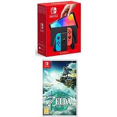 Nintendo Nintendo Switch Oled Oled Neon Console &Amp; Zelda: Tears Of The Kingdom One Colour