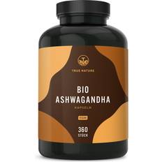 True Nature Bio ashwagandha 360 kapseln