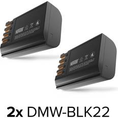 Newell batterie dmw-blk22 panasonic lumix s5 gh5 g9