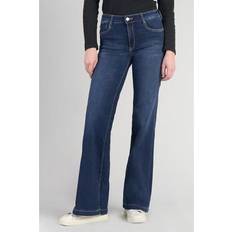 Le temps des cerises Jeans flare taille haute - Bleu