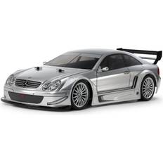 Ferngesteuerte Spielzeuge Tamiya 1/10 RC Mercedes CLK AMG Racing Version Silver Painted Body TT-02