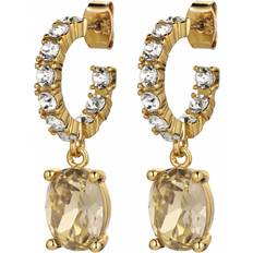 Dyrberg/Kern Örhängen Dyrberg/Kern BARBARA Guld GOLDEN CRYSTAL Örhänge