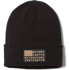 Acrylic Beanies Columbia PHG Game Flag Cuffed Beanie Black