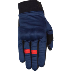 Red Motorcycle Gloves Rusty Stitches Clyde V2 Gloves - Dark Blue/Red