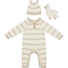 Ickle Bubba Knitted Romper Gift Set - Cream