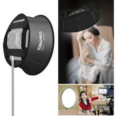 Lighting & Studio Equipment Tomtop Jms YONGNUO YN45-1 45cm/18in Round Softbox Diffuser Collapsible with Carrying Bag for YONGNUO Black