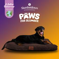 Pets Slumberdown Paws for Chocolate Brown Pet Bed, Extra Large