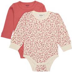 Bekids Bodyer Børnetøj Bekids Body ls 2-pak Mineral red