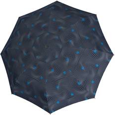 Umbrellas Knirps t.200 medium duomatic regenschirm meditate blue neu Blau