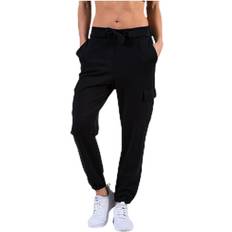 Viscose - Woman Trousers Only Poptrash Life Cargo Belt - Black