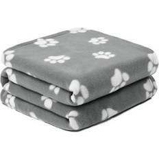 OHS Pet Dog Blanket Soft Crate Paw Puppy Animal Mat