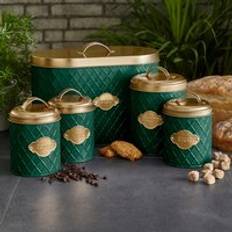 Neo Embossed 5 Kitchen Canister Set