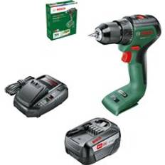 Bosch UNIVERSALDRILL 18V-60 P4A 18v Cordless Drill Driver 1 x 6ah Li-ion Charger No Case