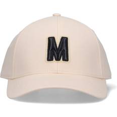 Moncler Unisex Caps Moncler Off-White Appliqué Cap 050 White UNI