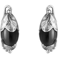 Georg Jensen Sort Smykker Georg Jensen 2024 HERITAGE Øreclips, Sterlingsølv