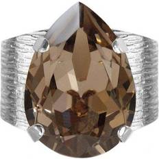Caroline Svedbom Rodium Ringar Caroline Svedbom Classic Drop ring greige rhodium