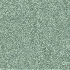 Grandeco Santiago Swirled Stitch Textured Blown Vinyl Wallpaper, Green