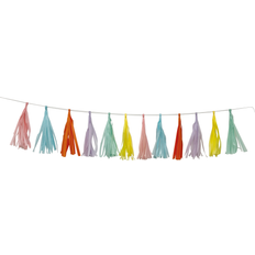 Pastell Party Supplies Pastel Tassel Bunting