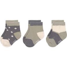 Lässig Sneaker-Socken SPECKLES 3er-Pack in anthracite/olive grün 15-18