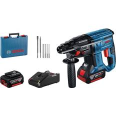 Bosch Bosch professional gbh 18v-21 akku-bohrhammer blau/schwarz, 18v Schwarz