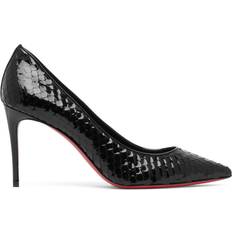 Christian Louboutin Kate embossed leather pumps black