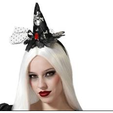 Halloween Hatter BigBuy Carnival Halloween Heks Hodebånd Hatt