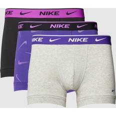 Nike Purple Men's Underwear Nike Logoed At the Waist Boxers Set - 3 Pairs