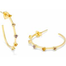 Stainless Steel Earrings Radiant Stainless Steel Earrings - Gold-Plated Silver