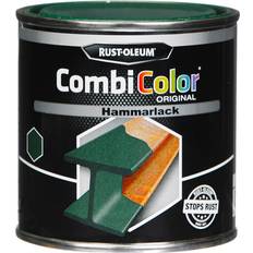 Rust-Oleum Målarfärg Rust-Oleum METALLFÄRG COMBICOLOR HAMMARLACK MÖRK Metallfärg Grön 0.25L