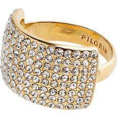 Smykker Pilgrim ASPEN recycled krystal ring guldbelagt