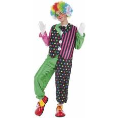 Kostumer BigBuy Carnival Maskeraddräkt vuxna Ränder Clown