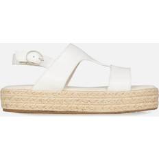 EMU Australia Women's Babinda Leather Espadrille Sandals White