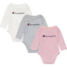 Champion Bodys Champion Body 3er-Pack - Dusty Rose/Grau Melange/Weiß