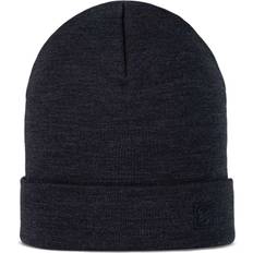 Buff Heavyweight Merino Wool Hat Loose Solid Indigo-785