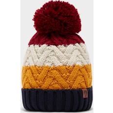 Multicoloured Caps The Edge Men's Gavin Stripe Bobble Hat One