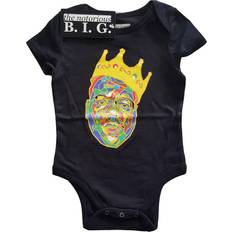 S Body Biggie Smalls Baby Crown Babygrow Black