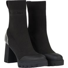 Calvin Klein Damen Schuhe Calvin Klein Damen Boots PLATTFORM KNIT schwarz