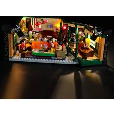 Briksmax BRIKSMAX LED-belysningskit för LEGO Friends Central Perk, kompatibel med LEGO 21319 byggklossar modell – inkluderar inte Lego-setet