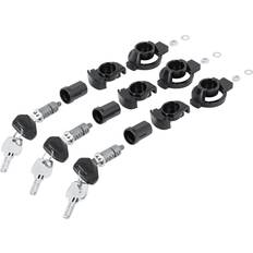 Motorradschlösser Givi SL103 Security Lock 3-Fach Schloss-Satz, Schwarz, Größe