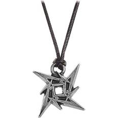 Enfant Colliers Metallica Pendentif en argent Alchemy Rocks Ninja Star Gris