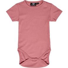 Hummel Rød Bodyer Hummel Ribbet kortærmet body HmlRENE Rød Unisex børn