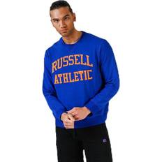 Russell Athletic Herren Bekleidung Russell Athletic Iconic Twill Sweatshirt Blue, Male, Tøj, Skjorter, Blå