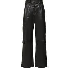 Donna - Pelle Pantaloni MSGM Pants in Synthetic Leather - Taglia