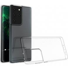 Hurtel Ultra Clear 0,5 mm Fodral Gel TPU skal för Samsung Galaxy S21 Ultra 5G transparent