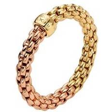 Women - XL Rings Fope Essentials 18ct Rose and Yellow Gold Ring