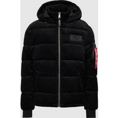 Velvet Outerwear Alpha Industries Men's Puffer Cord Jacket - Black